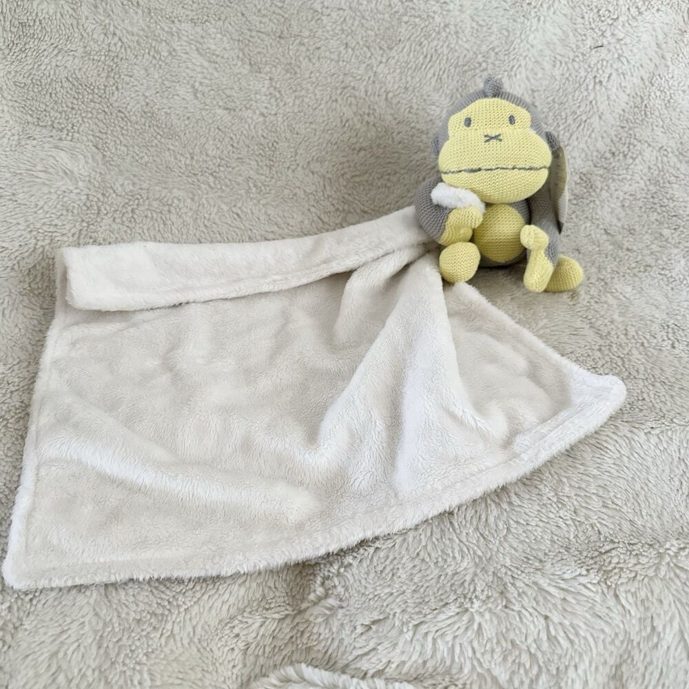 Baby Sun Bum Lovey Security Blanket Monkey Duke Plush Knit Tags